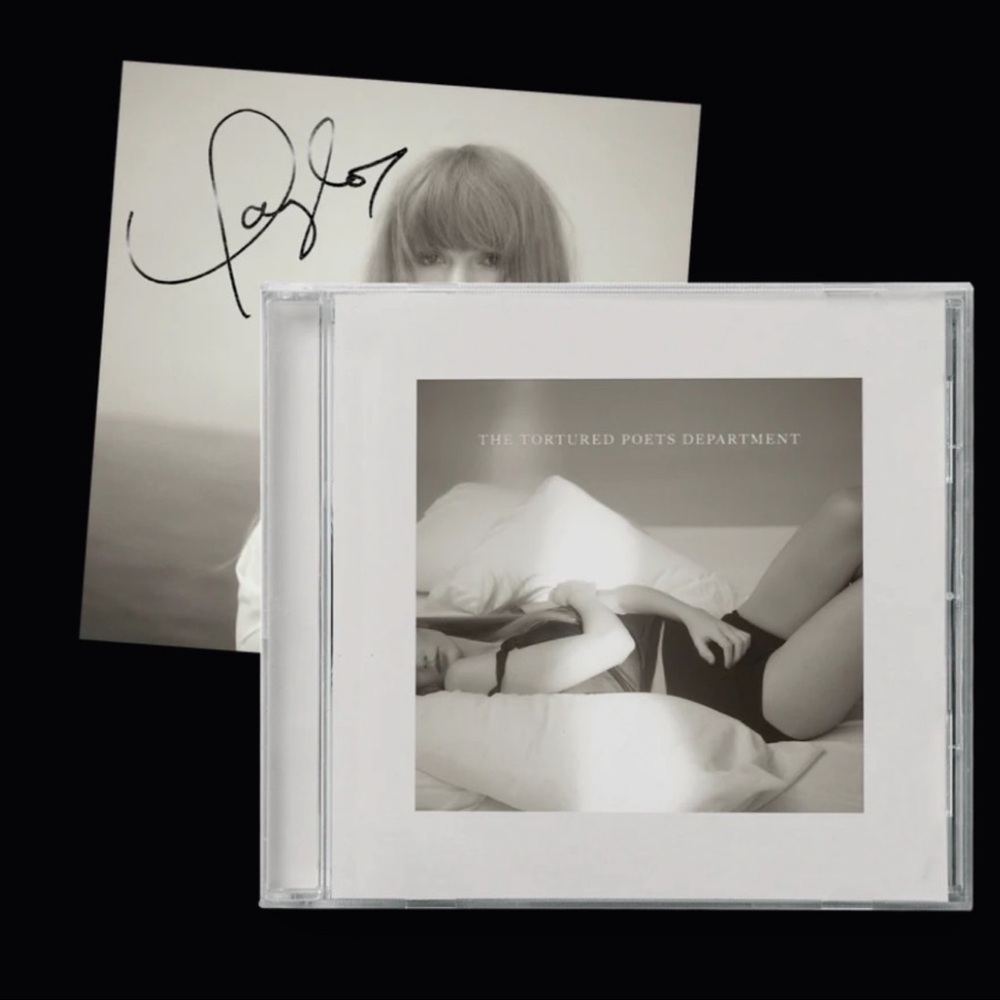 Signed Taylor Swift CD offical TTPD